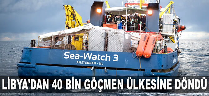 Libya'dan 40 bin göçmen ülkesine döndü