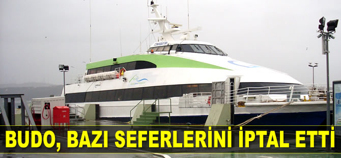 BUDO ve İDO, bazı seferlerini iptal etti