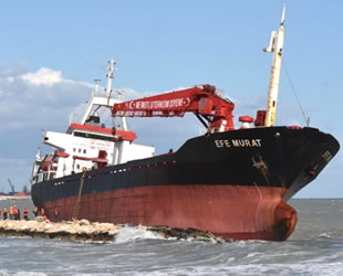 ‘Efe Murat’ isimli gemiyi kurtarma çalışmaları başladı