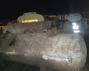 Aliağa'da 50 bin TL’lik kaçak akaryakıt ele geçirildi