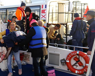 Ayvacık'ta 116 kaçak göçmen yakalandı