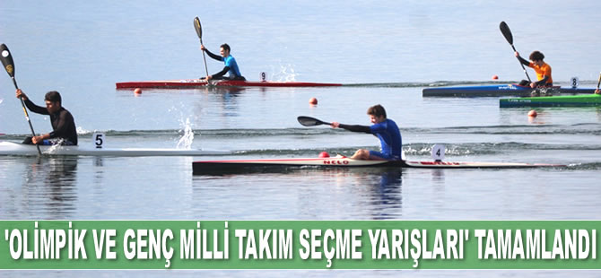 Kanoda ‘Olimpik ve Genç Milli Takım Seçme Yarışları’ tamamlandı