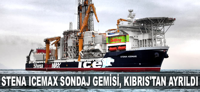 Stena Icemax sondaj gemisi, Kıbrıs’tan ayrıldı