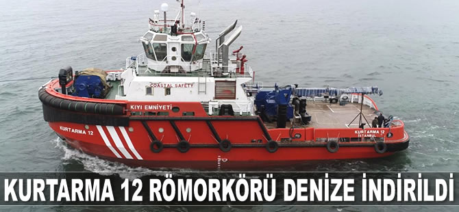YÜTEK’in inşa ettiği KURTARMA 12 römorkörü  denize indirildi