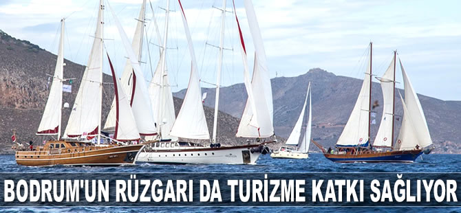 Bodrum'un rüzgarı da turizme katkı sağlıyor