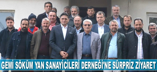 Serkan Acar, Gemi Söküm Yan Sanayicileri Derneği’ni ziyaret etti