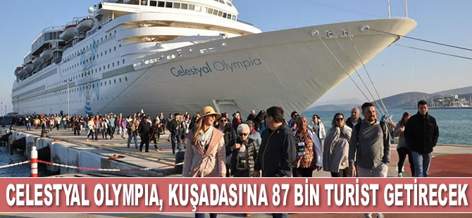 Celestyal Olympia, Ege Port Limanı'na demirledi