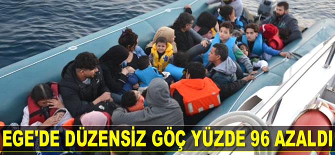 Ege Denizi'nde düzensiz göç yüzde 96 azaldı
