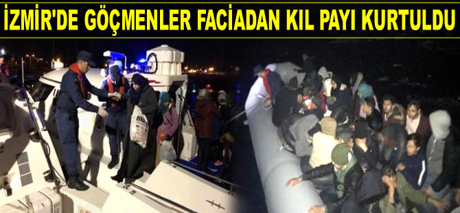 İzmir'de 56 kaçak göçmen yakalandı