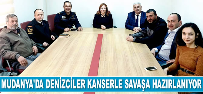 Mudanya'da denizciler kanserle savaşa hazırlanıyor