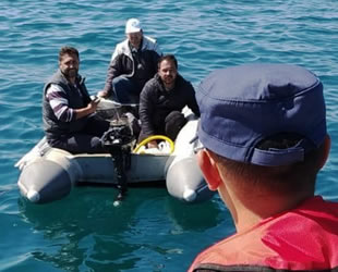 Botları arızalanan Türkler’i Sahil Güvenlik kurtardı