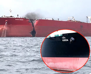 Umman Körfezi'nde Aseem’ isimli LNG tankeri ile ‘Shinyo Ocean’ isimli VLCC tankeri çatıştı