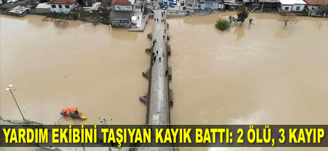 İran'da yardım ekibini taşıyan kayık battı: 2 ölü, 3 kayıp