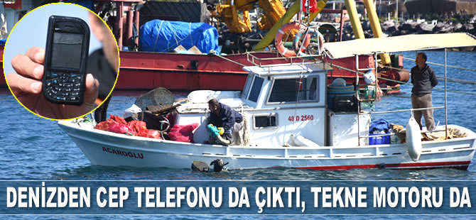 Deniz dibi temizliğinde 500 kilogram atık çıkarıldı