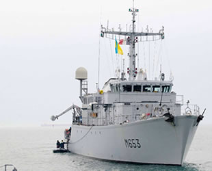 Ukrayna ve Fransa, Karadeniz’de ortak tatbikat yaptı