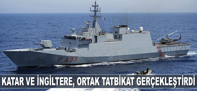 Katar ve İngiltere, ortak tatbikat gerçekleştirdi