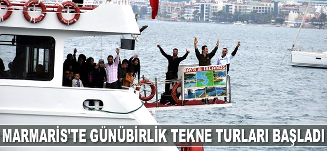 Marmaris'te tekne turları başladı