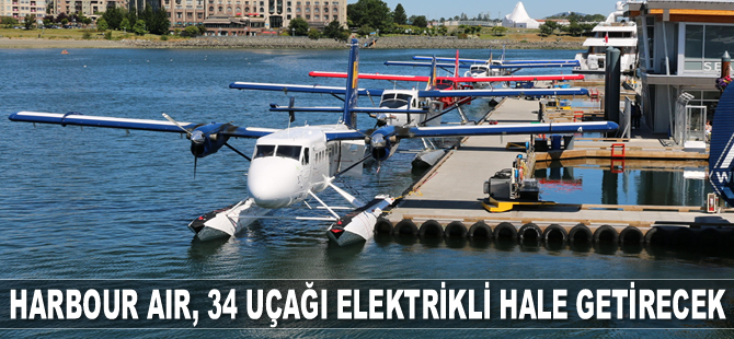 Harbour Air, 34 uçağı tamamen elektrikli hale getirecek