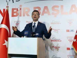 Ekrem İmamoğlu, Binali Yıldırım'ın kazandığına yönelik afişlere tepki gösterdi