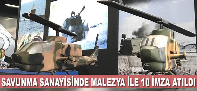 Savunma sanayisinde Malezya ile 10 imza atıldı