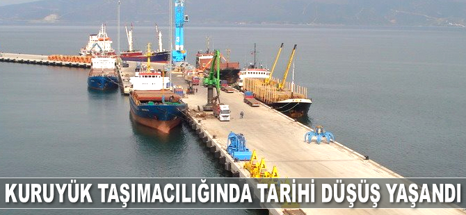 Kuruyük taşımacılığında tarihi düşüş yaşandı