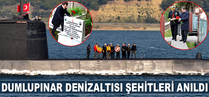 Dumlupınar Denizaltısı Şehitleri anıldı