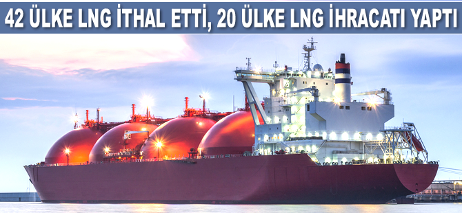Küresel LNG ithalatı yüzde 8,3 arttı