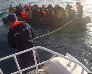 Kuşadası Körfezi’nde 92 kaçak göçmen yakalandı