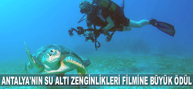 ‘Su Altı Cenneti Antalya’ filmi, Paf Tachov Film Festivali’nde birincilik ödülünü kazandı