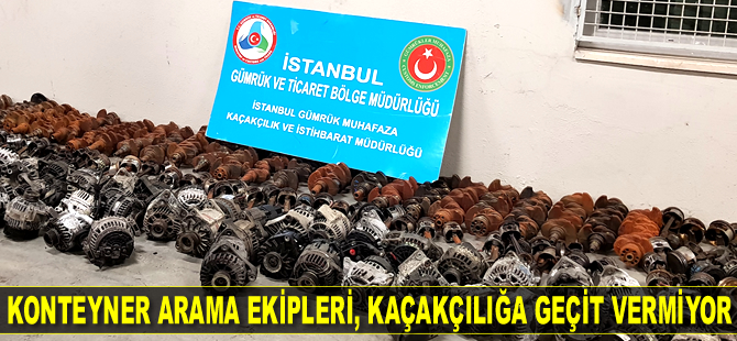 Konteyner Arama Ekipleri, gümrüklerde kaçakçılığa geçit vermiyor