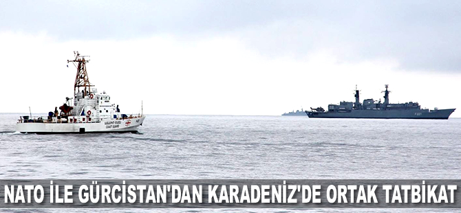 NATO ile Gürcistan, Karadeniz'de ortak tatbikat yaptı