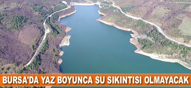 Bursa’da yaz boyunca su sıkıntısı olmayacak
