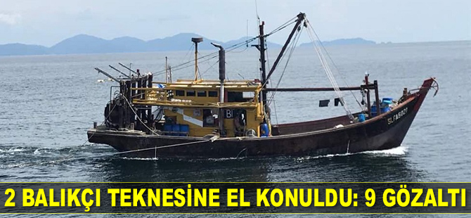 Endonezya, Malezya'ya ait 2 balıkçı teknesine el koydu