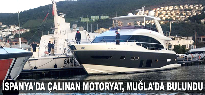 İspanya’da çalınan 'Funny' isimli yat, Muğla'da bulundu