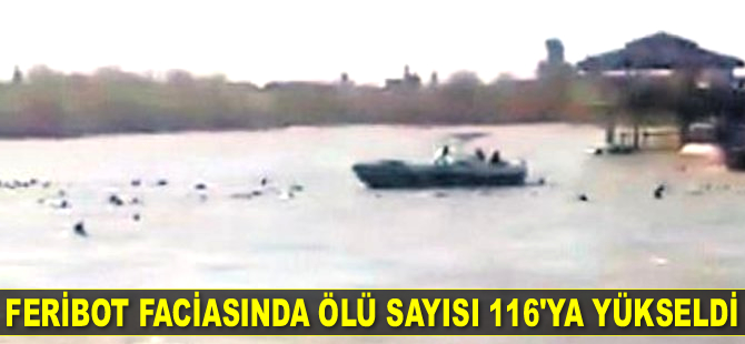 Musul'daki feribot faciasında ölü sayısı 116'ya yükseldi