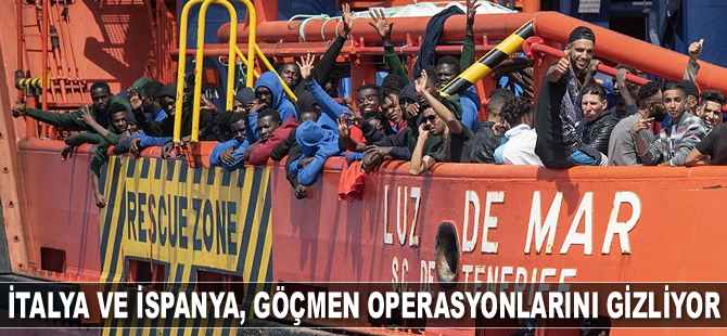 İtalya ve İspanya, Akdeniz'deki göçmen operasyonlarını kamuoyundan gizliyor