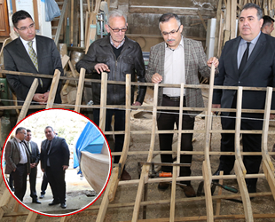 Rize Valisi Kemal Çeber, tekne imalatçılarını ziyaret etti