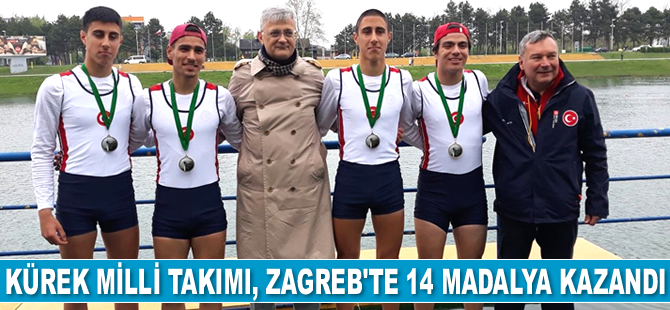 Kürek Milli Takımı, Zagreb’te 14 madalya kazandı