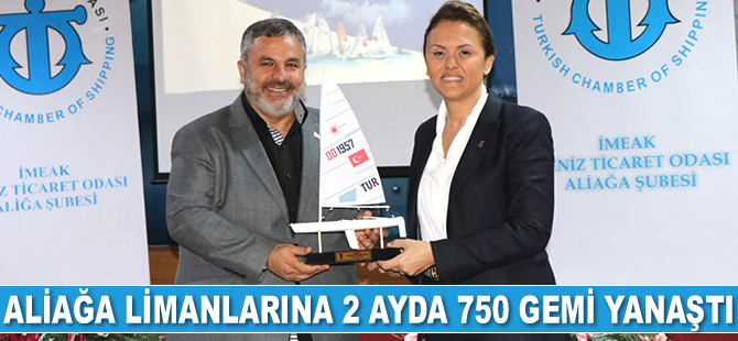 Aliağa limanlarına 2 ayda 750 gemi yanaştı