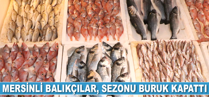 Mersinli balıkçılar, sezonu buruk kapattı