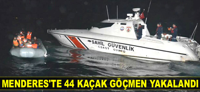 Menderes'te 44 kaçak göçmen yakalandı