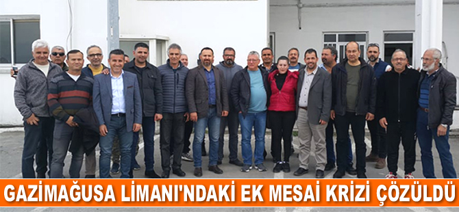 Gazimağusa Limanı'ndaki ek mesai krizi çözüldü