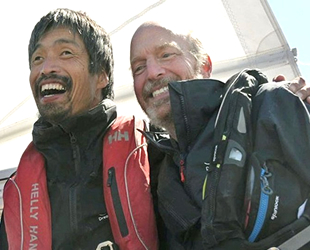 Görme engelli Japon denizci, yatıyla Pasifik Okyanusu'nu geçti