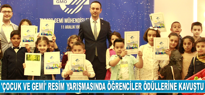 '1. Ulusal Çocuk ve Gemi' konulu resim yarışması ödül töreni yapıldı
