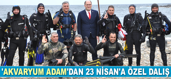 Cem Karabay, 23 Nisan için özel dalış yaptı