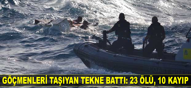 Karayip Denizi'nde Yonaili José isimli tekne battı: 23 ölü