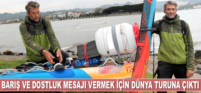 Norveçli denizci, rüzgar sörfüyle Karadeniz'i geçiyor