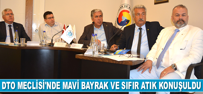 İMEAK DTO Antalya Şubesi Meclisi’nde 'Mavi Bayrak' ve 'Sıfır Atık' konuşuldu