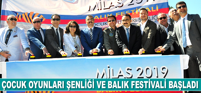 Geleneksel Çocuk Oyunları Şenliği ve Balık Festivali başladı