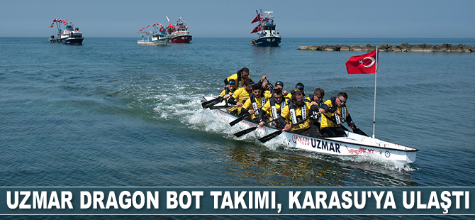 UZMAR Dragon Bot Takımı, Karasu'ya ulaştı